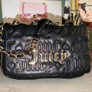 NWT Juicy Couture Black Shoulder Bag